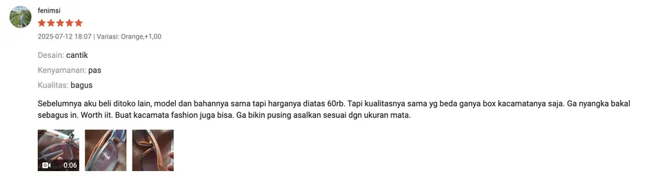 Testimoni pelanggan 1
